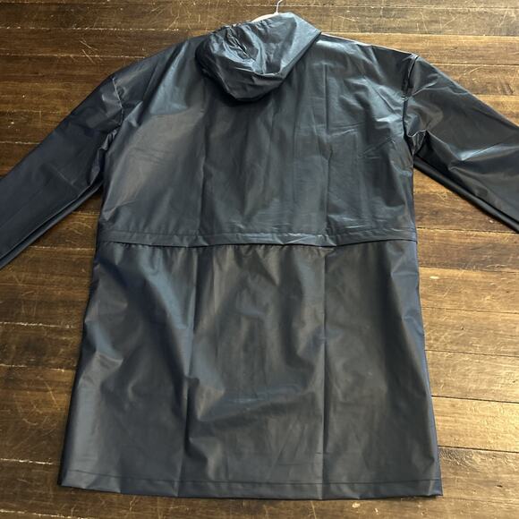 Fabletics Kenna Deep Navy Convertible Jacket Water Resistant Hood Pockets Sz 1X - Picture 6 of 11